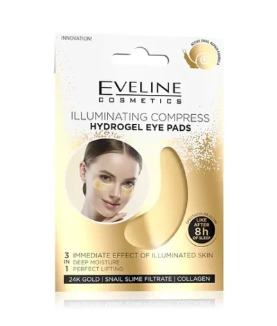 GOLD ILLUMINATING COMPRESS HYDROGEL EYE PADS 3IN1