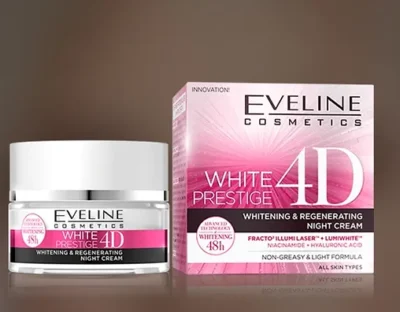 Eveline White Prestige 4D Whitening & Regenerating Night Cream