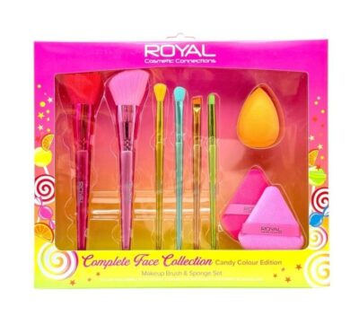Royal Complete Face Collection Makeup Brush & Sponge Set